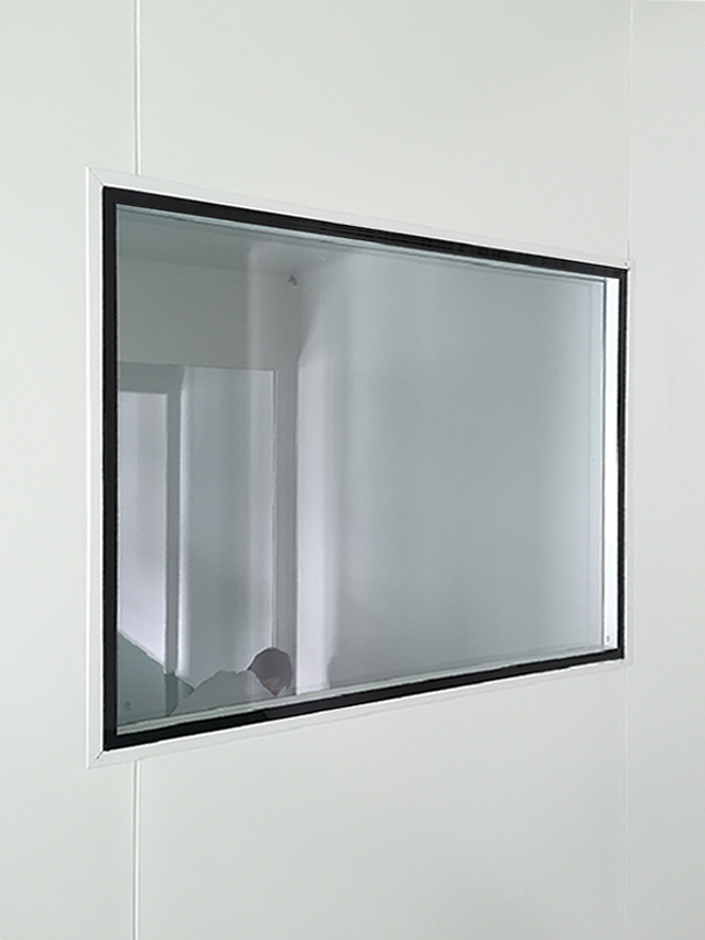 Hollow double-layer window