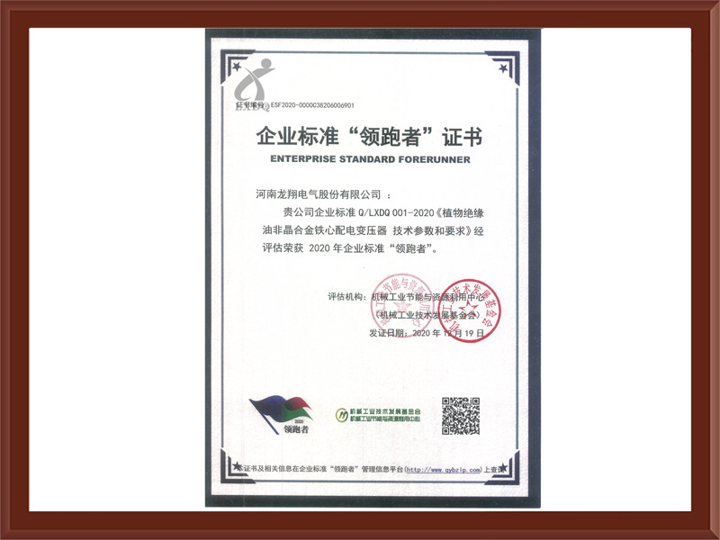 企业标准领跑者