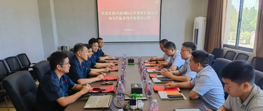 龙翔电气 | 河南国合集团副总经理张伟一行莅临龙翔调研指导工作