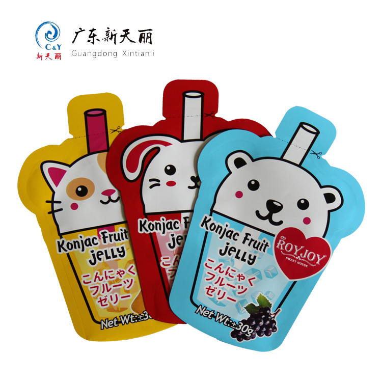 Stand up pouch with zipper lock