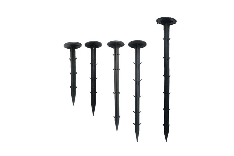 Plastic ground nails