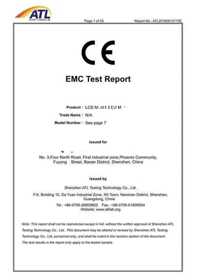 EMC Test Report EMC Test Report