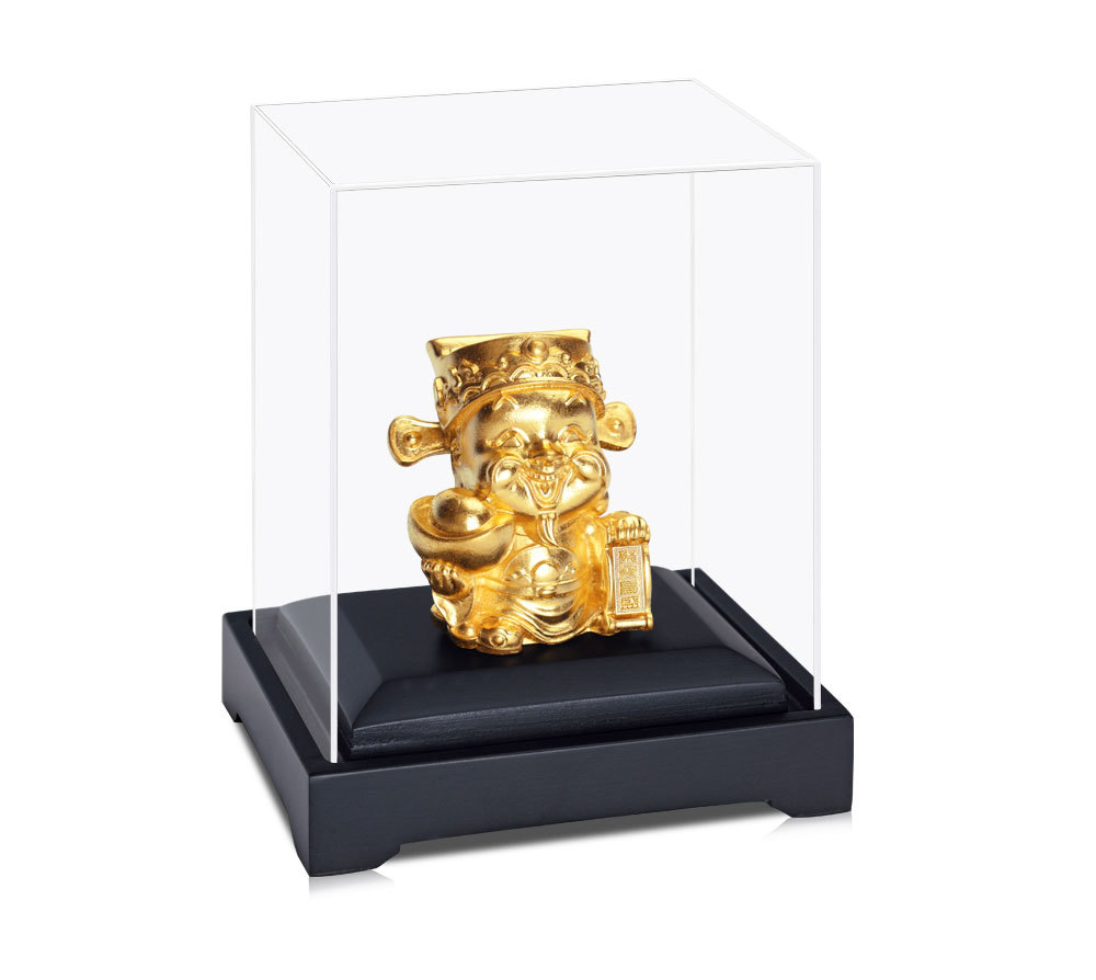 Three-dimensional small gold foil Buddha-Five-way God of Wealth-Jubao Prosperity