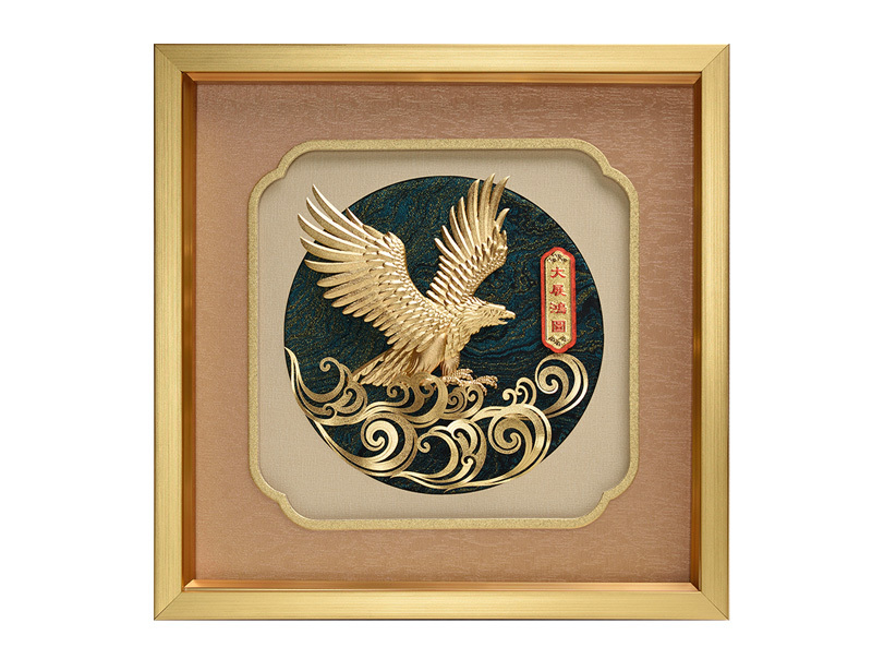 大展鸿图 -立体金箔画