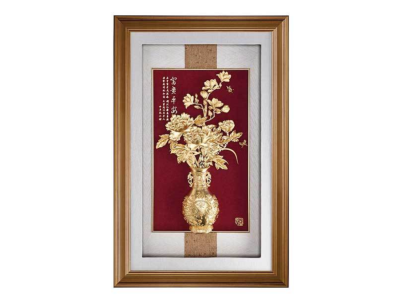 Three-dimensional gold foil painting-rich and safe