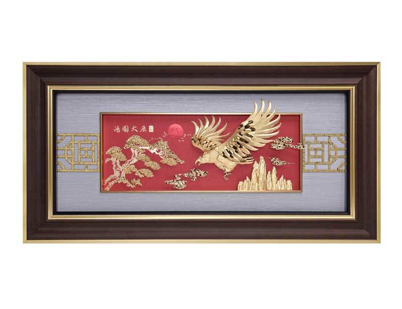 Hongtu Exhibition-Three-dimensional Gold Foil Painting-Business Gift