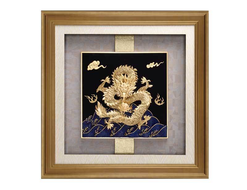 Xianglong Xiangrui -2024 Three-dimensional Gold Foil Painting of the Year of the Dragon