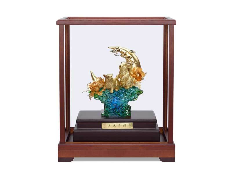 Jade Rabbit Chengxiang-Stereo Gold Foil Ornaments