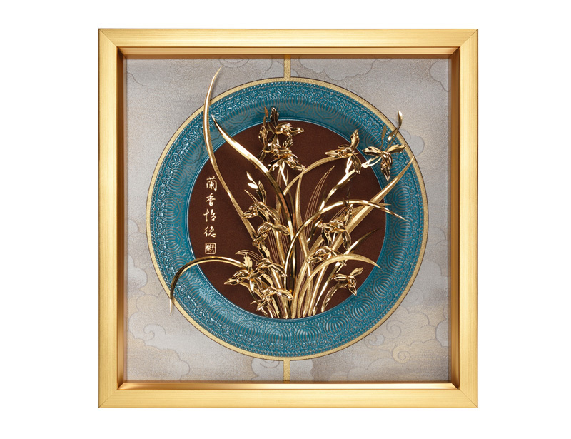兰香怡德  立体金箔画