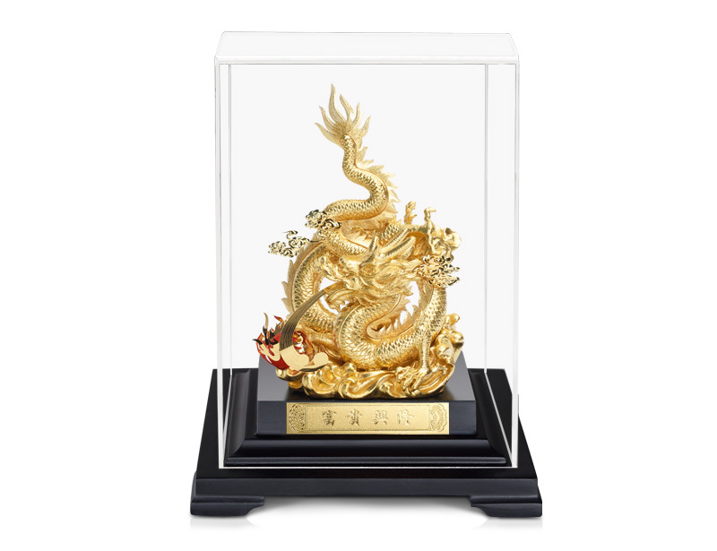 Business gifts rich and prosperous-three-dimensional gold foil ornaments