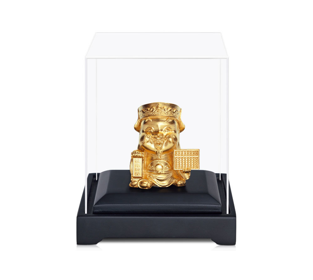 Three-dimensional gold foil Buddha-Five-way God of Wealth-Li Shi Xingrong