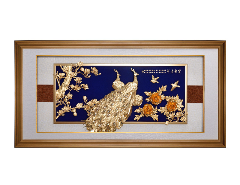 立体金箔画—富贵吉祥