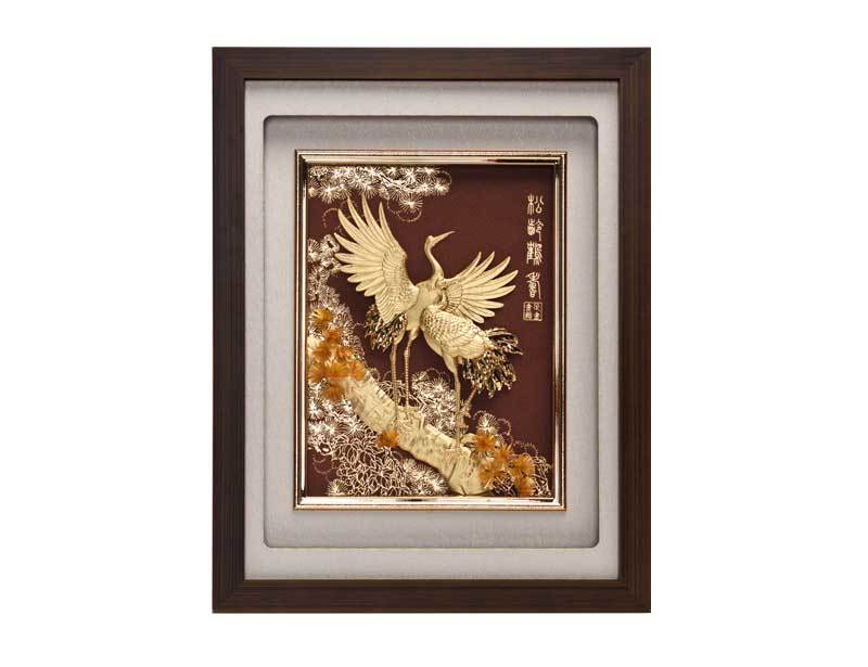 Songling birthday celebration-three-dimensional gold foil painting