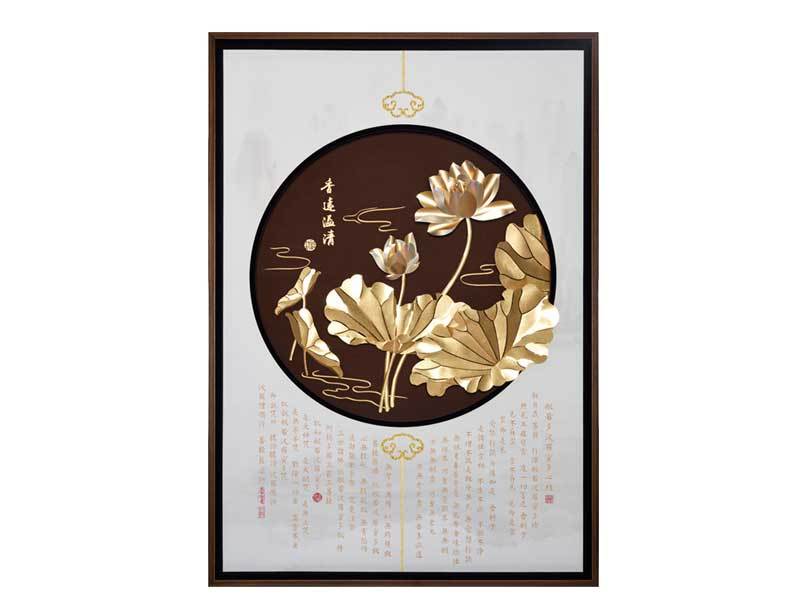 Xiang Yuan Yi Qing-Three-dimensional Gold Foil Painting Buddhist Articles