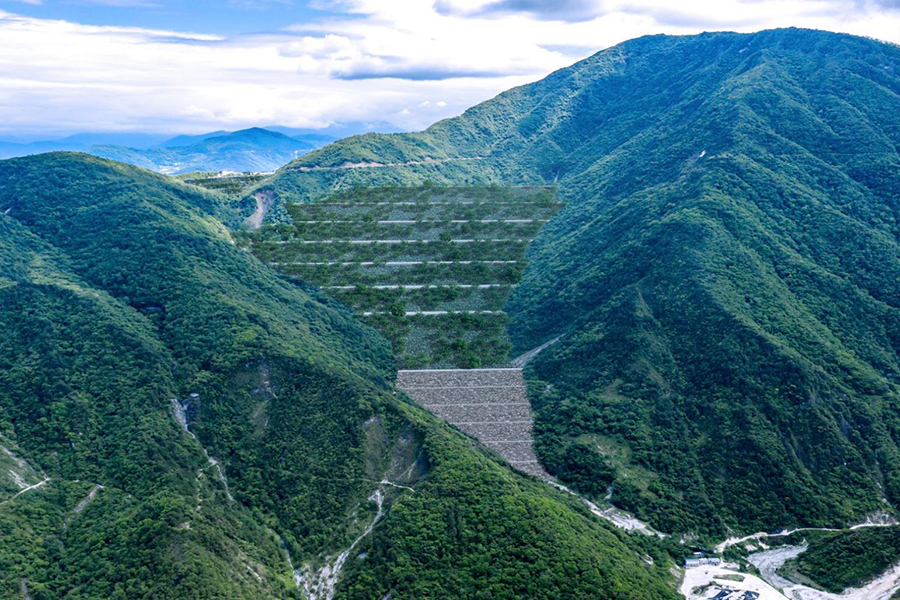 石棉縣嘉泰礦業(yè)有限公司改池溝礦山陳皮溝排土場(chǎng)