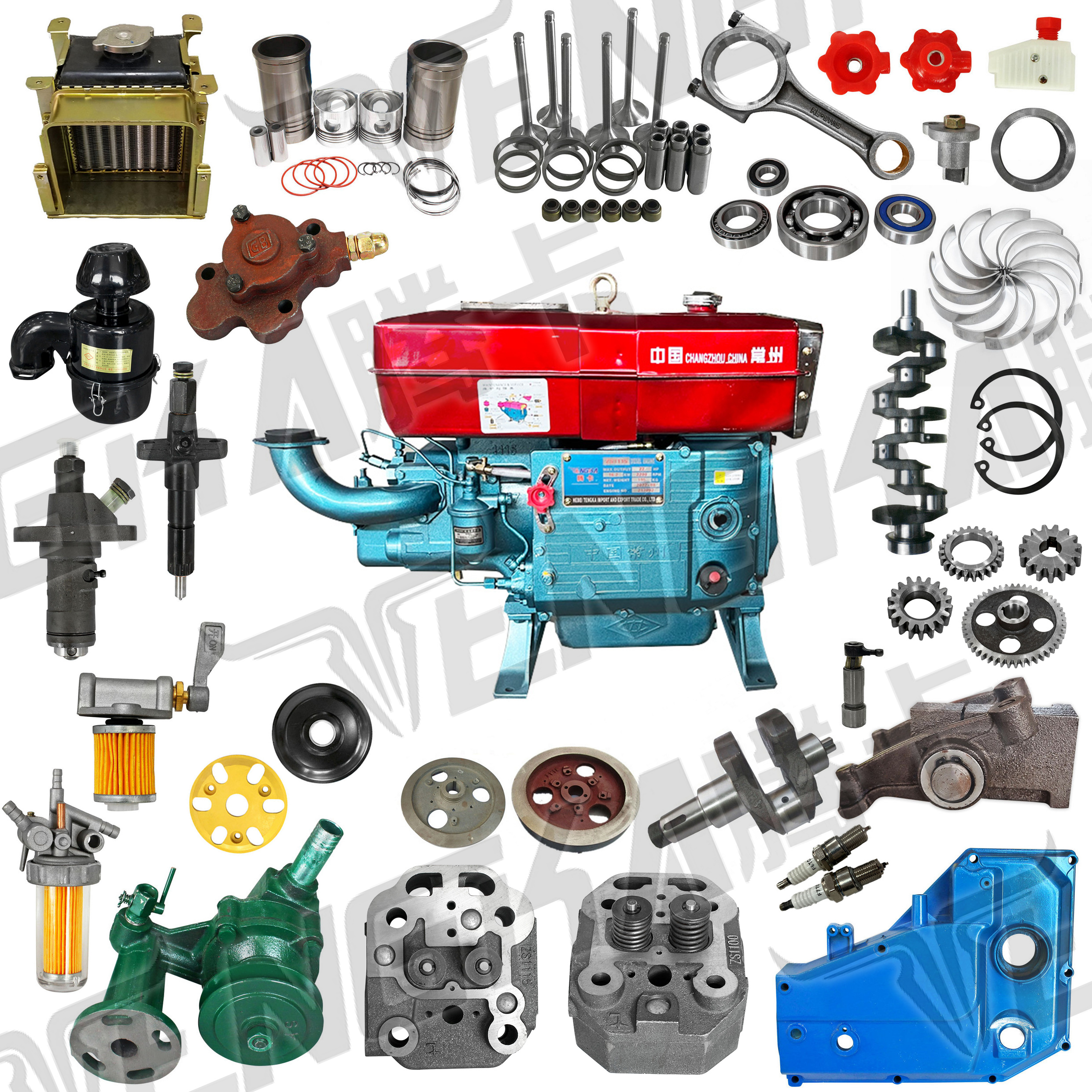 Factory Single Cylinder Diesel Engine 1115 1110 1105 part