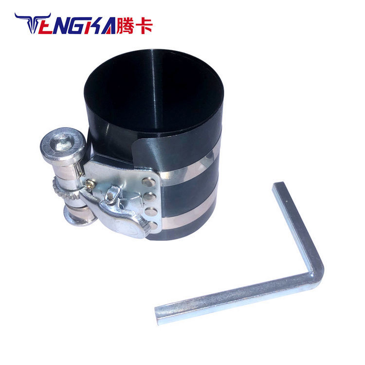 Piston ring compressor