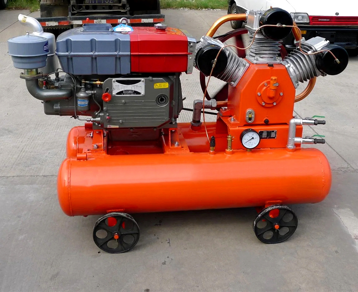 W3.5/5 Diesel Portable Mining Air Compressor for Rock Drill