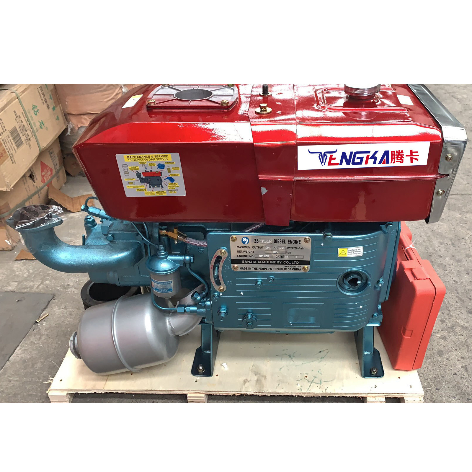 ZS1115 singel cylinder diesel engine water cooled