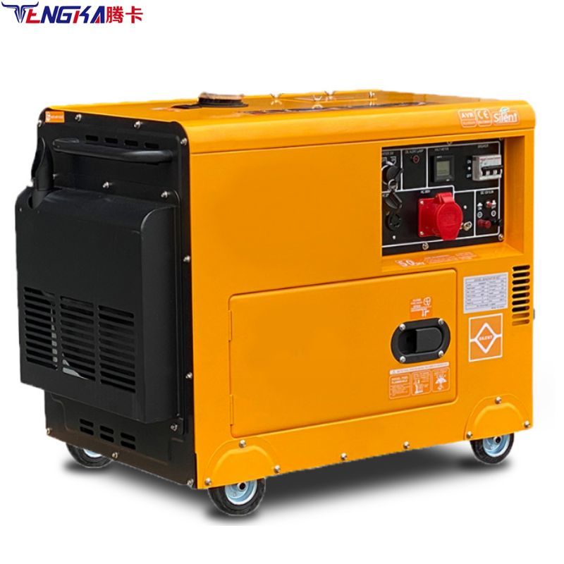 Silent diesel generator