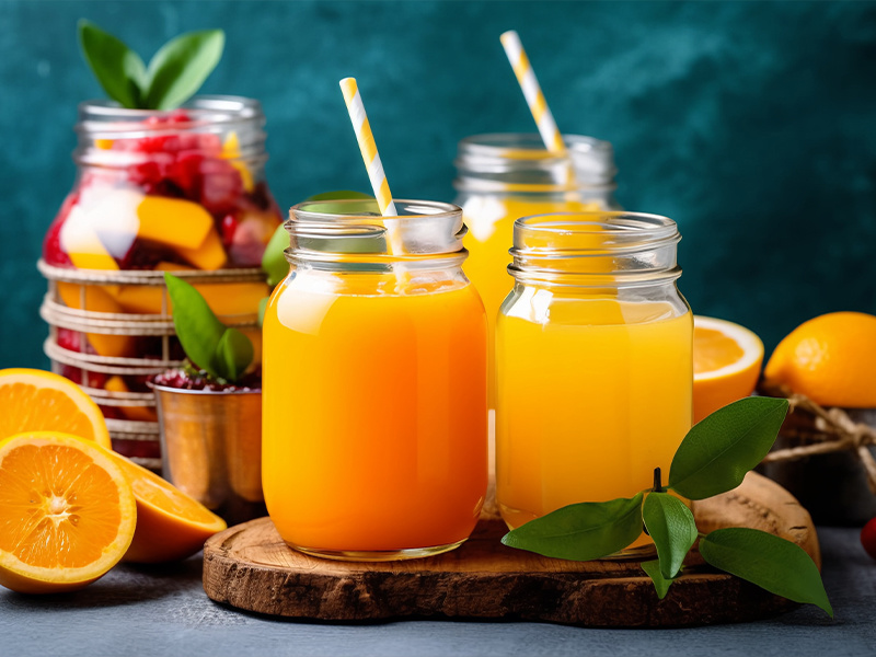 What are the types of fruit juices