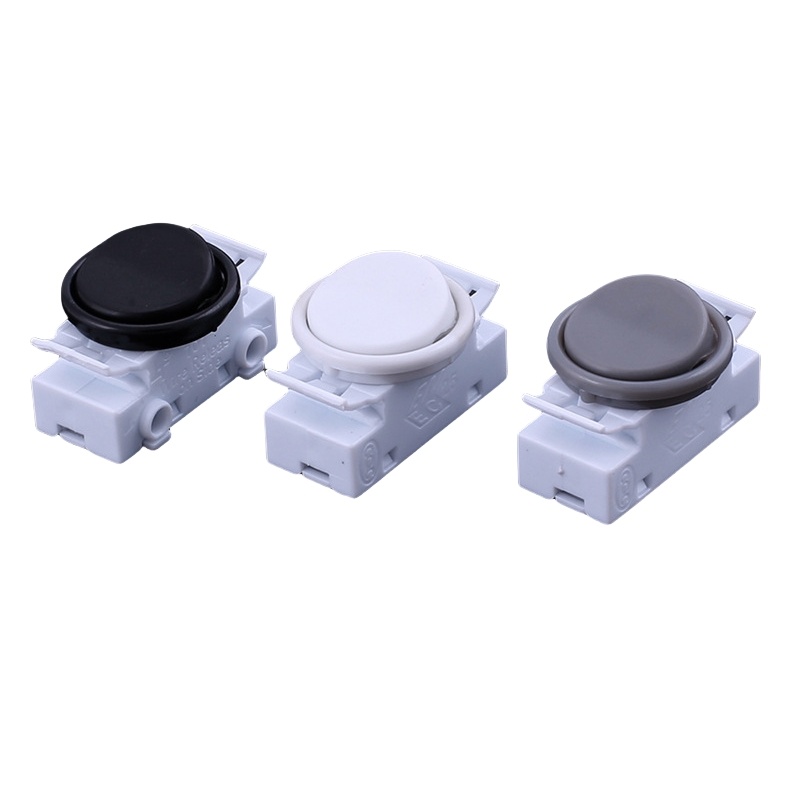 T85 Table Lamp Rocker Switch 6A 250V Nails Switch with On-Off Function Push Button Inline Switch