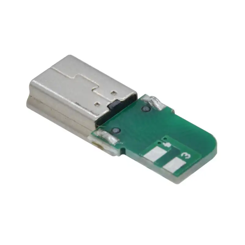 Mini5P Side Soldering with Board 5 pole male connector