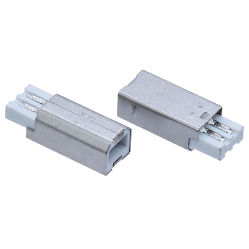 USB 2.0 Type B Socket Short Body 4 Core Soldered Cable USB B Male Connector for Printer Cable Port