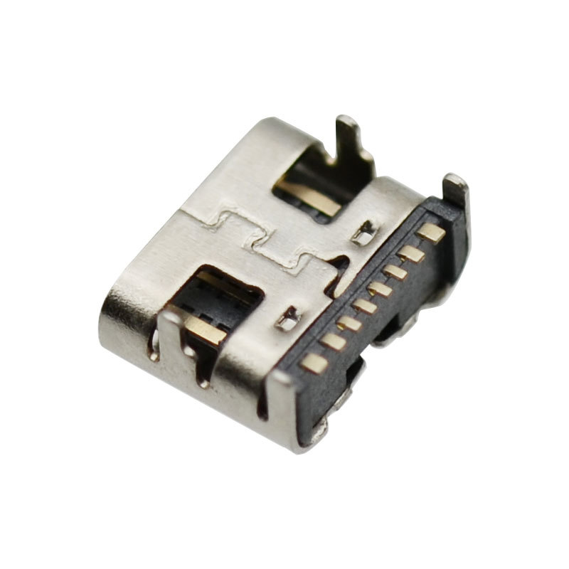 Type-C 8 Pin Board Terminal 6.8mm Stainless Steel 3.0 Female Connector