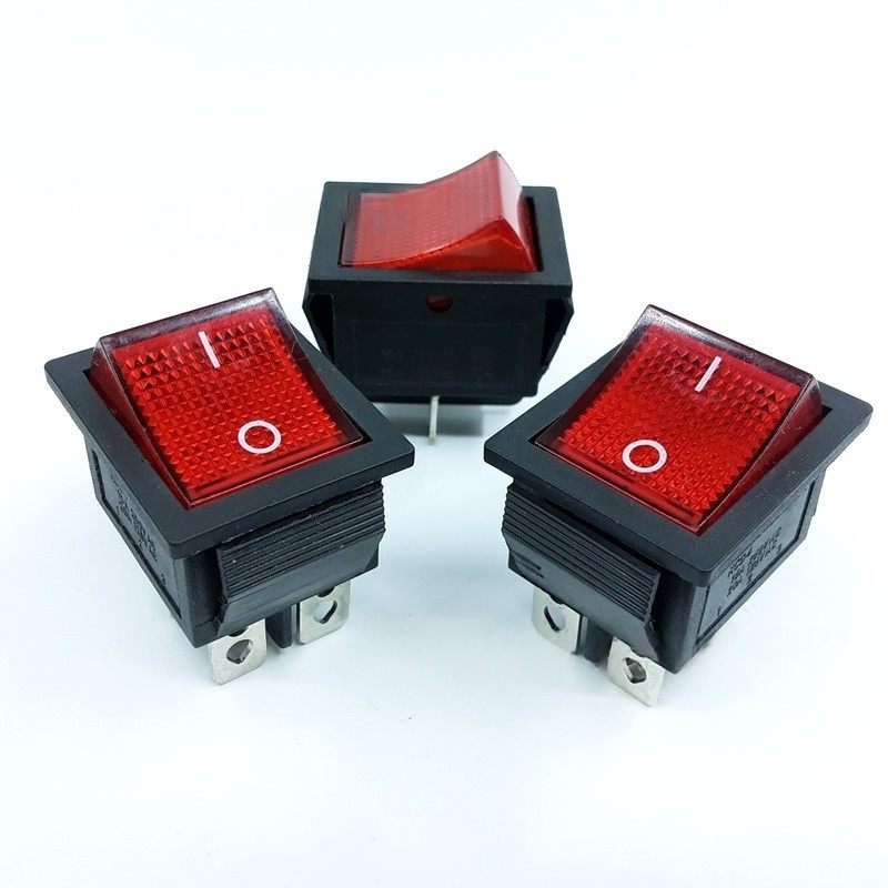 16A KCD4 Rocker Switch with 4PIN 16A 250V LED Power Switch