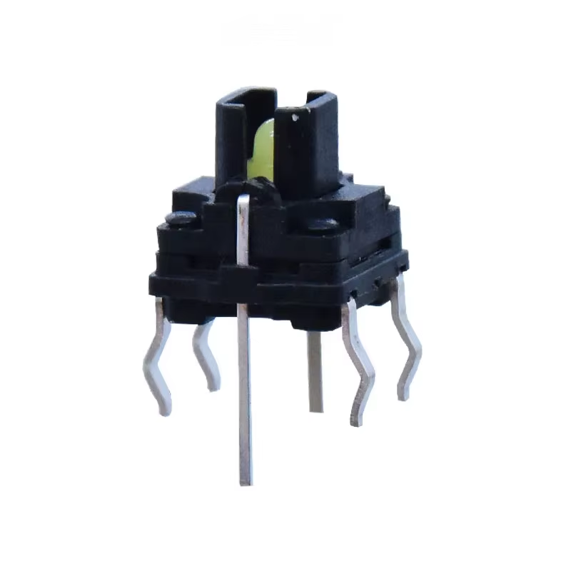 7x7 Vertical Illuminated Tactile Switch 7*7mm DIP Waterproof Tact Push Button Switches with LED