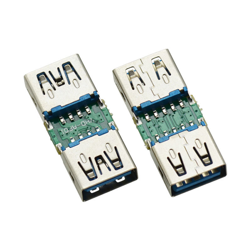 USB-A 3.0 Female Connector to 3.0 UAB-A Female Connector 31.5 mm 9 Pin Adapter