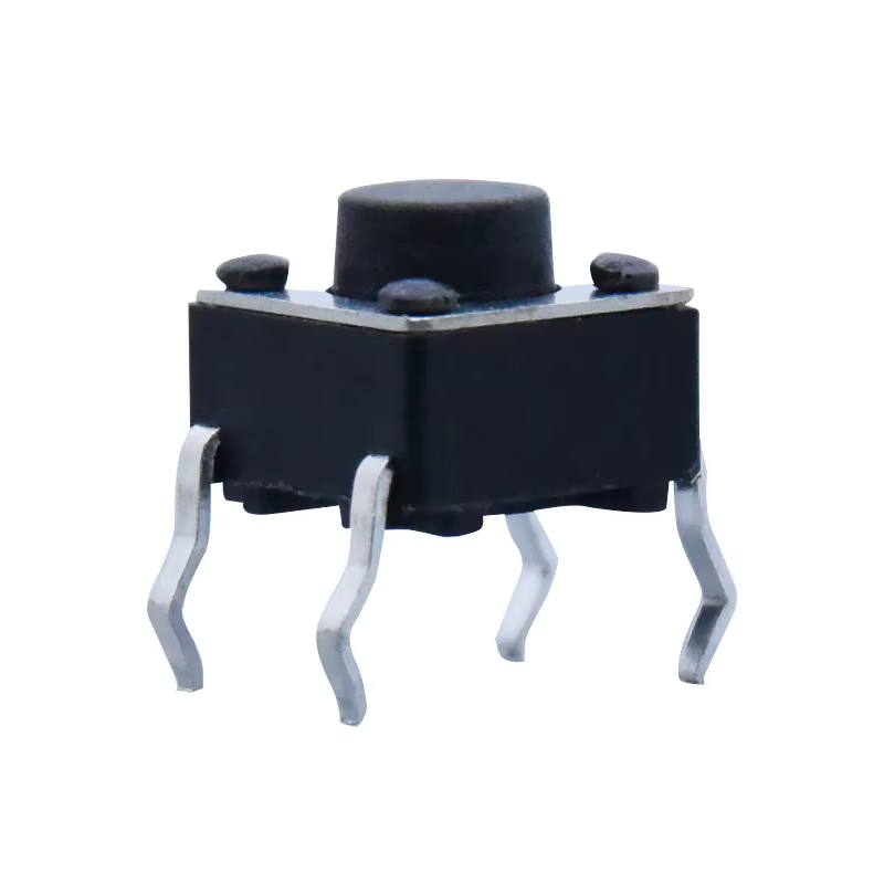 DIP 6x6 Tactile Switch 4 Pin Vertical 6*6 Push Button Tact Switch with Spring 6 X 6 on Off Micro Switches