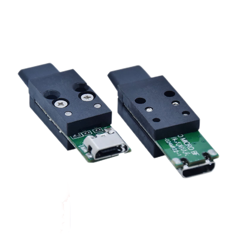 USB Type-C Male Socket to USB Micro 5 Pin Testing Connector
