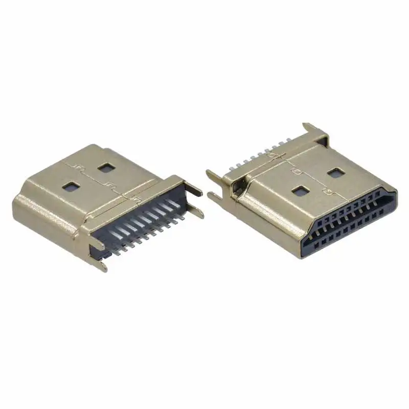 HDMI AM Clip-on 1.2mm L=2.0mm Bent Pin