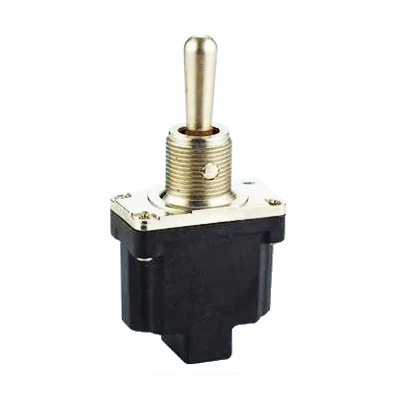 3 Pin 2/3 Position Self-locking Toggle Switch ON-OFF-(ON) Toggle Switch for Marine/Automotive/Industrial Equipment
