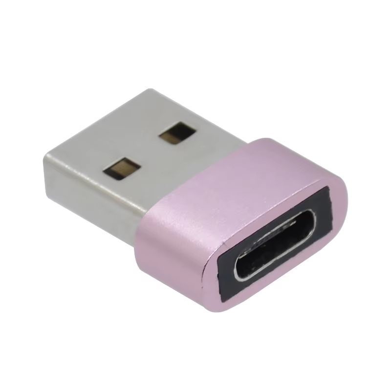 USB-A 2.0 to Type-C Female Connector High Speed Transmission Converter Adapter