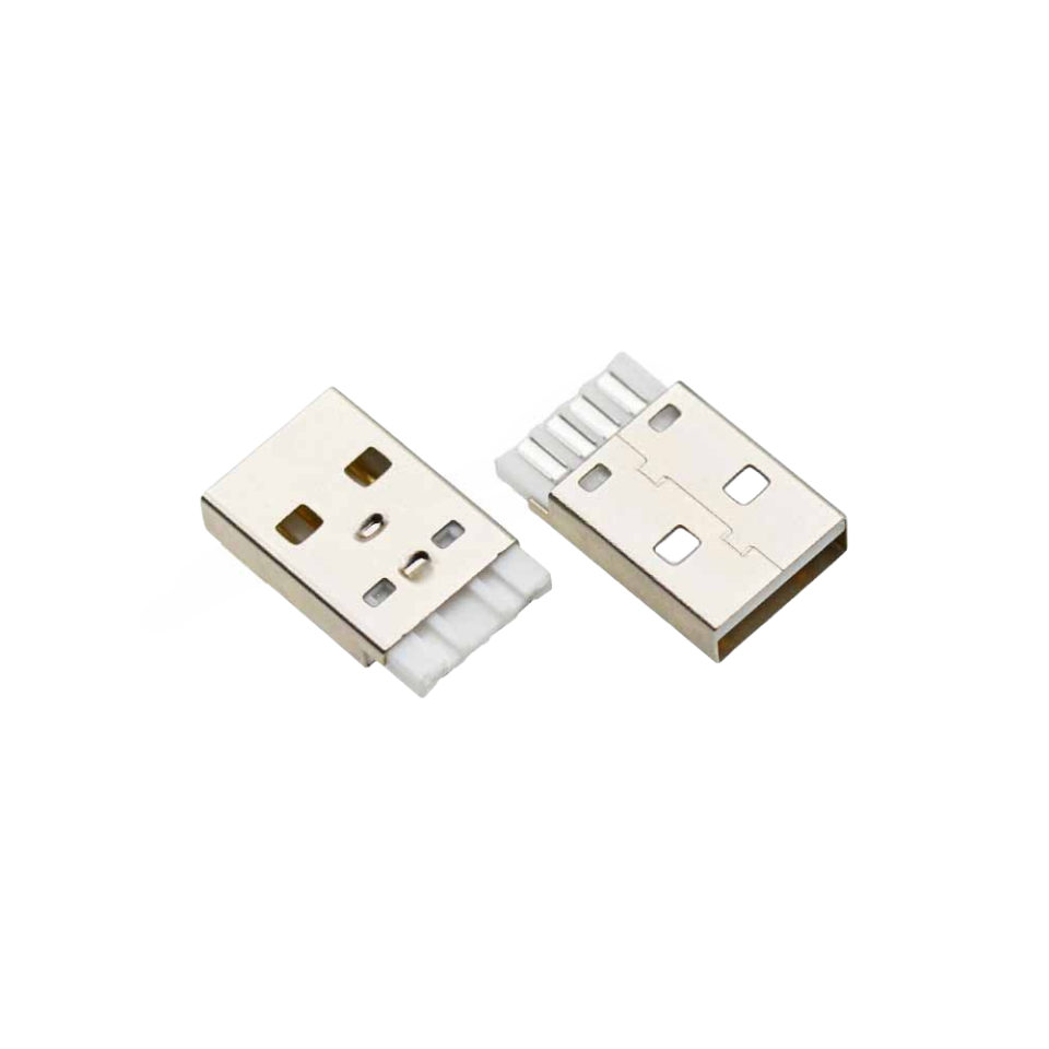 Cheap Price USB Type A 2.0 Plug 20.5mm 4 Core Jack Salt Spray 48H Charging Cable Port Male Connector
