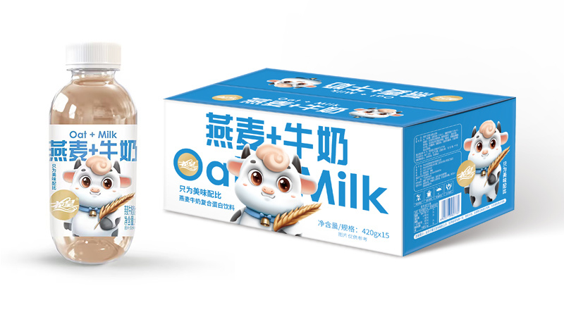 420g*15瓶花皇燕麥牛奶