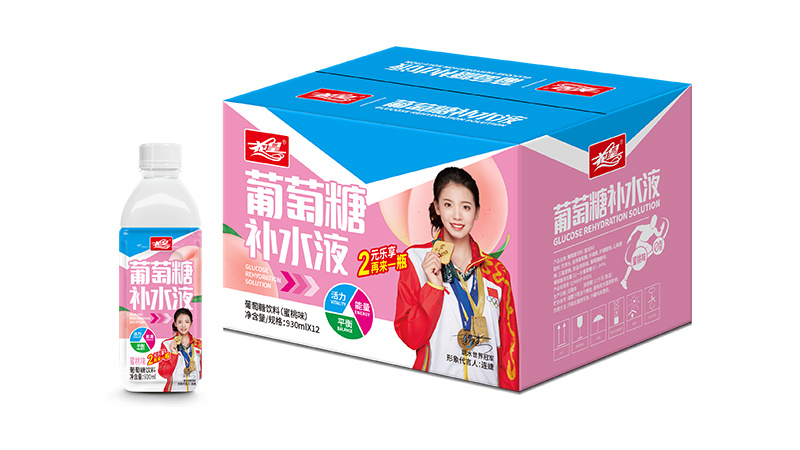 930ml*12瓶葡萄糖蜜桃味