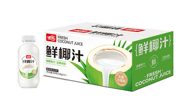 420g*15瓶花皇鮮椰汁