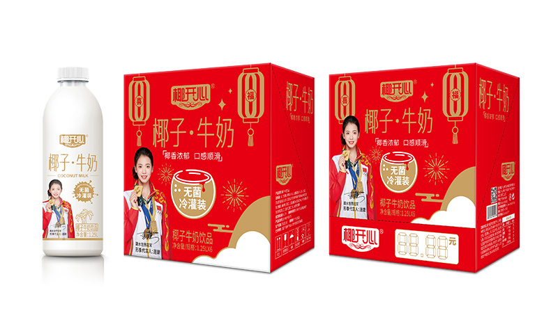 1.25L*6瓶椰開心椰子牛奶