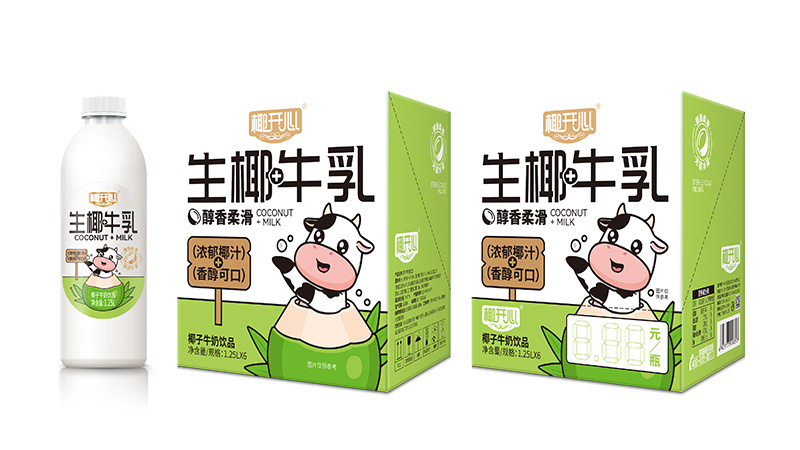 1.25L*6瓶椰開心生椰牛乳