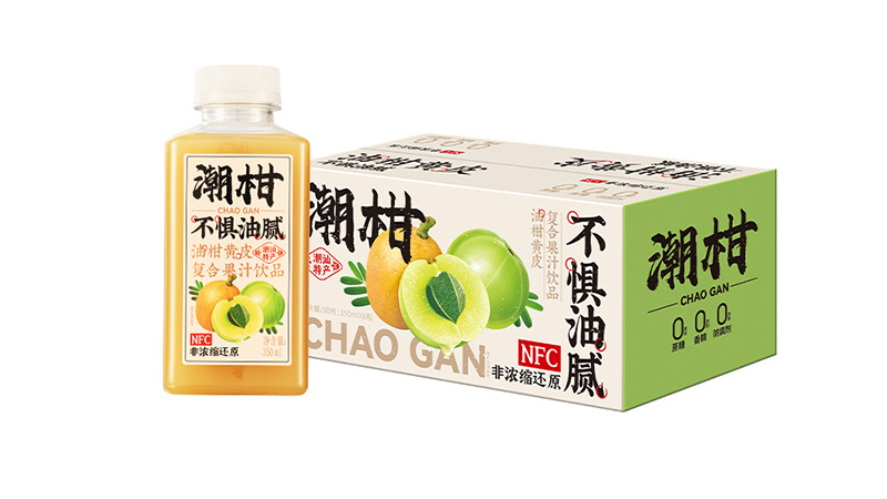 350ml*8瓶潮柑油柑黃皮汁