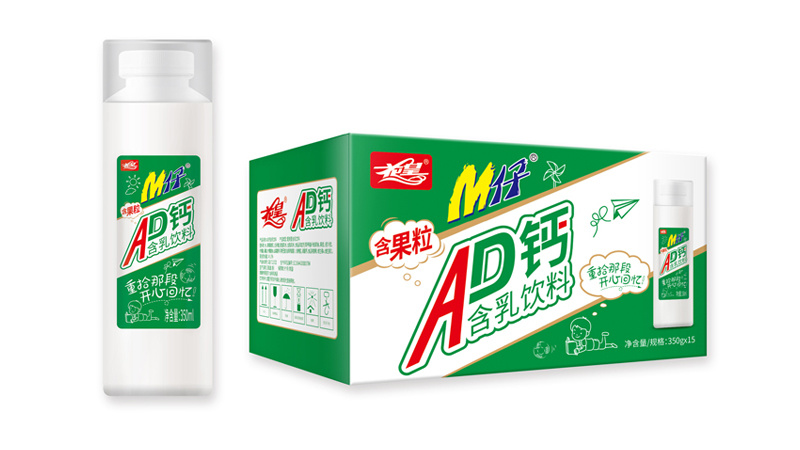 350ml*15瓶M仔AD鈣奶