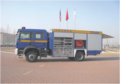 Nuclear, biological and chemical explosion all-round rescue system