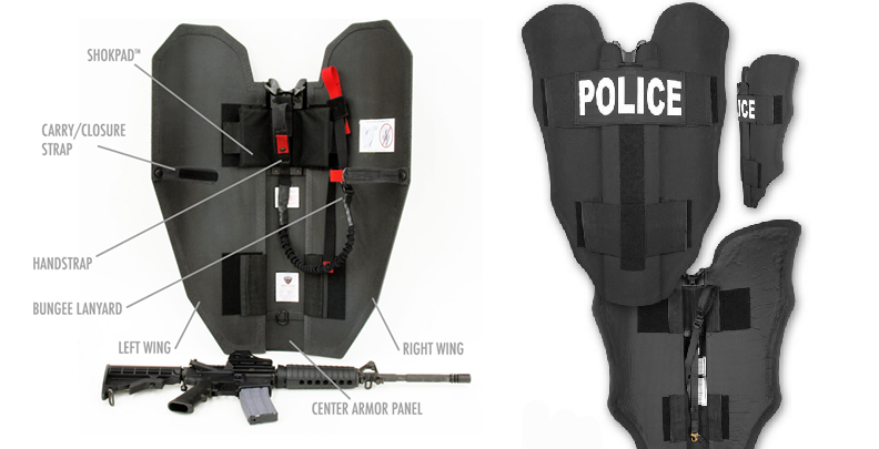 Baker Folding Bulletproof Shield