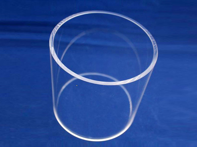 Large diameter quartz tube