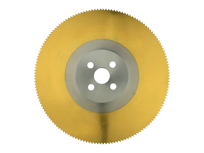 HSS circular saw blade off-line cut