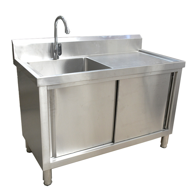 Sliding door cabinet type water table